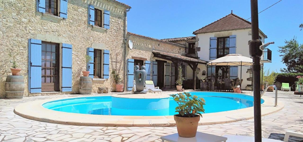 Luxury B&B Maison A Votre Sante, In Bordeaux Wine Region Savignac-de-Duras Exterior foto